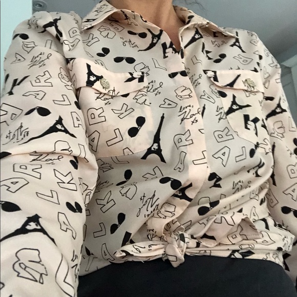 Karl Lagerfield Blouse - Picture 3 of 12